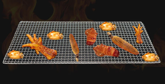 304 스테인리스 스틸 BBQ Grill Mesh 165-550mm 원형 고온 저항