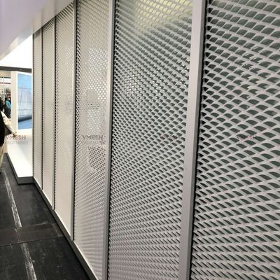자재를 구축하는 건물 천정 알루미늄 익스펜디드 와이어 메쉬 정면 스크린