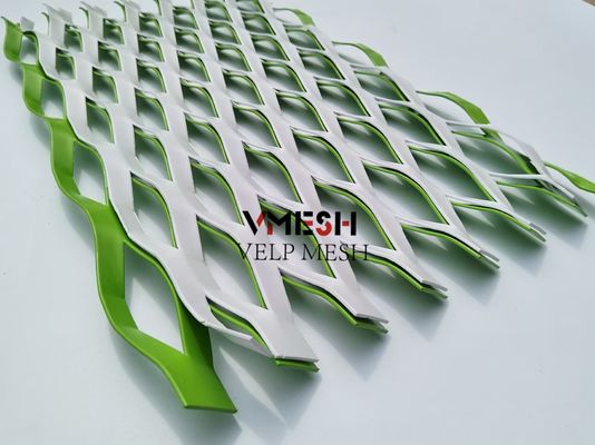 0.5mm 두께 벽 패널에 알루미늄 확장 금속 와이어 메시