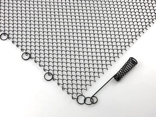 변형 방지 금속 디자인 스테인리스 스틸 1.2mm 벽난로 메쉬 스크린