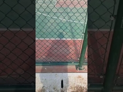 VC 코팅 체인 링크 울타리 / 밸런াইজ드 스틸 다이아몬드 메시 울타리 / 사이클론 울타리 와이어 메시 / 테니