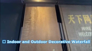 매달려 웨딩 워터 커튼 실내 폭포 스크린 분수 파티션 장식