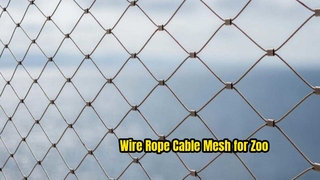 스테인레스 스틸 316 동물원 조류 새장 메쉬 적용