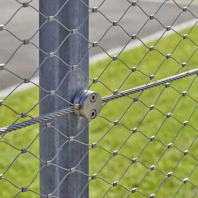 매듭형 수제 스테인리스 스틸 로프 메쉬 (SS304/316 재질, 1.5mm/2mm/2.5mm 와이어 직경, 25*25mm/30*30mm/50*50mm 메쉬 오프닝)