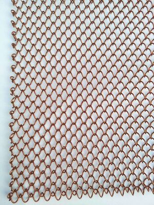 벽 클래딩 커튼을 위한 주문을 받아서 만들어진 착색된 장식적인 알루미늄 휘장