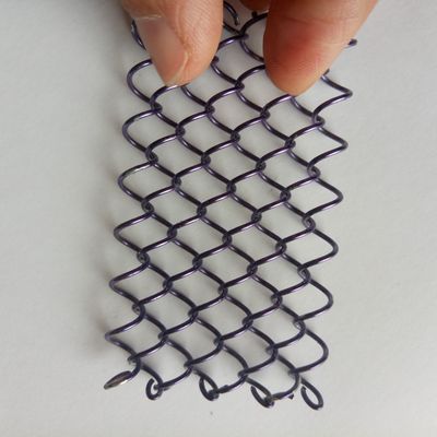 6x6mm 알루미늄 체인 링크 커튼 골드 건축물 Mesh