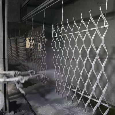 장식적인 메시를 위한 직류 전기를 통한 다이아몬드 본에 의하여 확장되는 금속 스크린