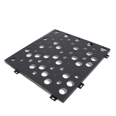 커튼 벽용 검은 알루미늄 구멍 금속판 1.8mm