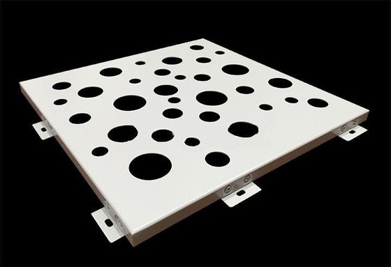 실내 PVDF 뚫린 금속 정면 1500x2500mm 장식 망