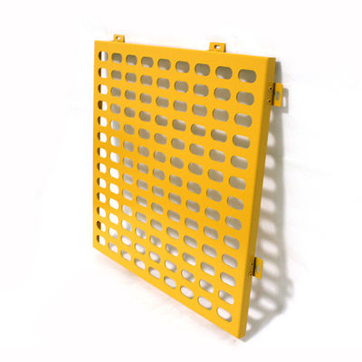 실내 PVDF 뚫린 금속 정면 1500x2500mm 장식 망