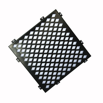 실내 PVDF 뚫린 금속 정면 1500x2500mm 장식 망