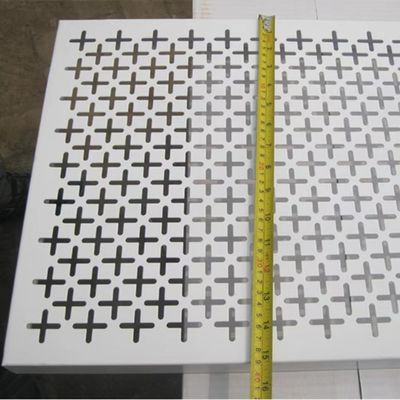 알루미늄 진열 2mm 정사공 perforated 금속 장 4x8 피트