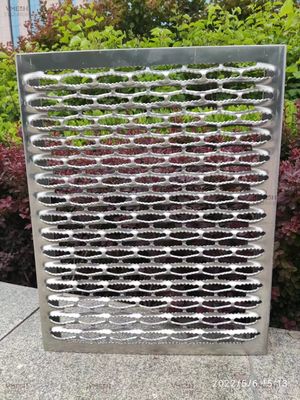 알루미늄 1060 다이아몬드 구멍 안전 격자 통로 12G 14G
