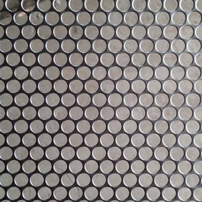 장식용 원형 구멍 아연 도금 천공 금속 시트
