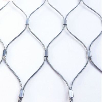 스테인리스 스틸 동물원 메쉬 펜스 고강도 와이어 로프 네트