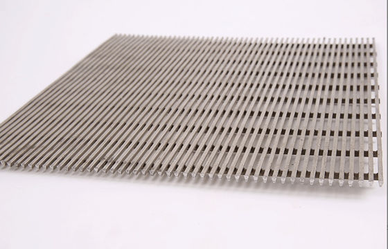 0.2mm SS304 웨지 와이어 스크린 플랫 패널 맞춤형