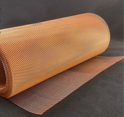 구리 다이아몬드 확장 금속 메쉬 (EMI 차폐용 0.02-4mm)