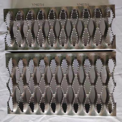 다이아몬드 홀 잡기 스트루트 안전 그레이팅 알루미늄 판 300-600mm