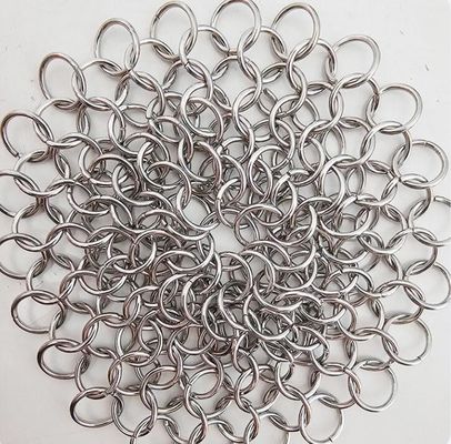 Decorative 304 316 SS Copper Aluminum Chain Mail Metal Ring Mesh Curtain for Room Divider Screen Home Interior Decoration