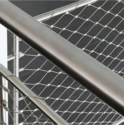 Long Time Service Durable UV Protection Customizable Size Stainless Steel Rope Mesh for Handrail Filling