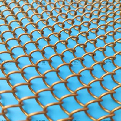 24inch Width Colored Stainless Steel Chain Link Curtain Fireplace Mesh Screen Curtain