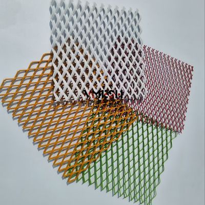 2mm 판 알루미늄 확장 클래싱 장식 Mesh 금속 스크린