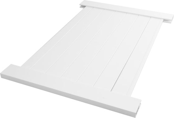 쉽게 조립 항 자외선 흰색 PVC 프라이버시 울타리 비닐 집 울타리