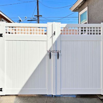정원과 집을위한 6ft 흰색 PVC 개인 보호 울타리