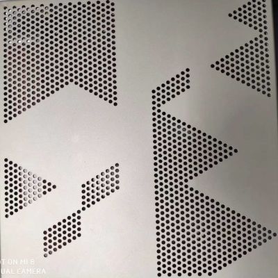 사용자 정의 디자인 둥근 삼각형 구멍 알루미늄 스테인레스 스틸 뚫린 장식 젤리