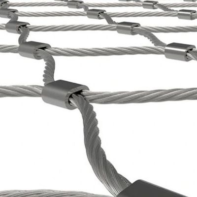 안전한 가방 보호를 위한 10년 보증 및 304/316 재질의 유연한 도난 방지 스테인리스 스틸 로프 메쉬