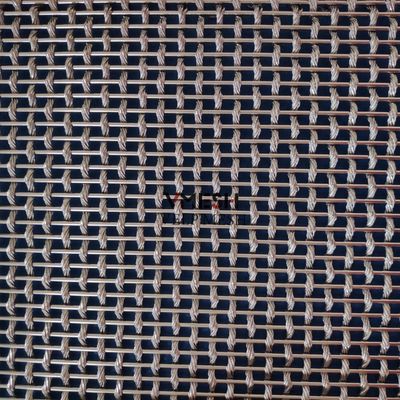 스테인리스 스틸로 장식 된 철망 금속 정면 1mm-4mm 직경