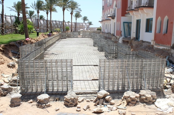 용이 한 시멘트 투여 를 위해 가등화 된 하이 리브 콘크리트 폼워크 시스템