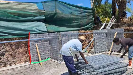 하이 리브 콘크리트 시멘트 발사 폼프 시스템 매시