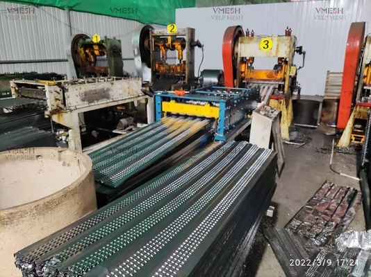 부식 방지 건축 자재 아연 도금 강철 하이 리브 래스 메쉬