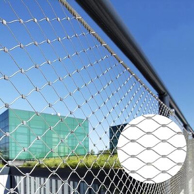 맞춤형 크기의 스테인리스 스틸 로프 네팅 동물 격리 조류동물 동물원 울타리 보호 망