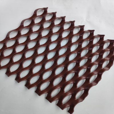 0.5mm 두께 벽 패널에 알루미늄 확장 금속 와이어 메시