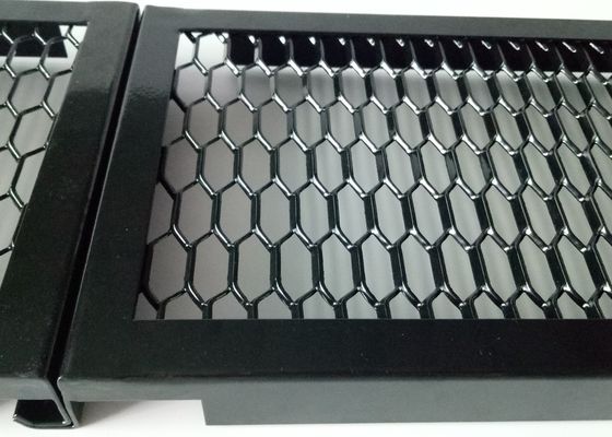 골드 알루미늄 익스팬드 메쉬 클래딩 3.5mm 4.0mm 프레임 포함