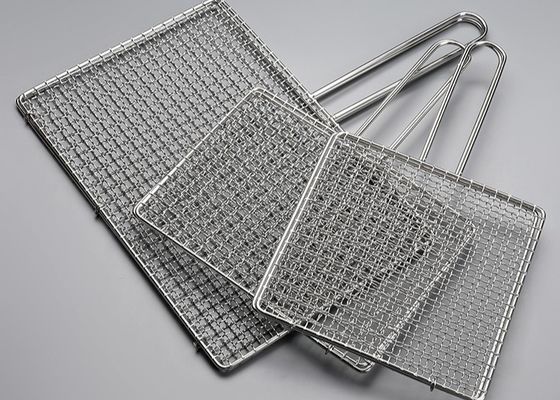 스테인리스 스틸 304 BBQ Grill Wire Mesh 450x600mm 식품 등급