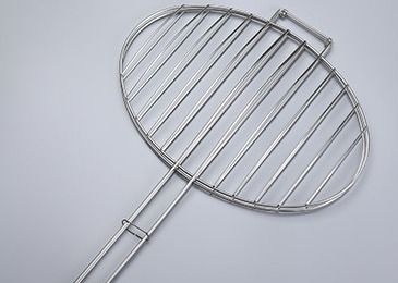 스테인리스 스틸 바베큐 그릴 바스켓 (생선 및 고기용)