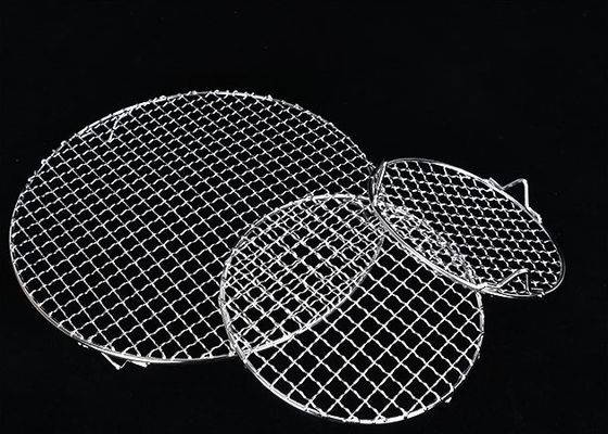 스테인리스 스틸 316 BBQ Grill Mesh Fish Roasting Basket