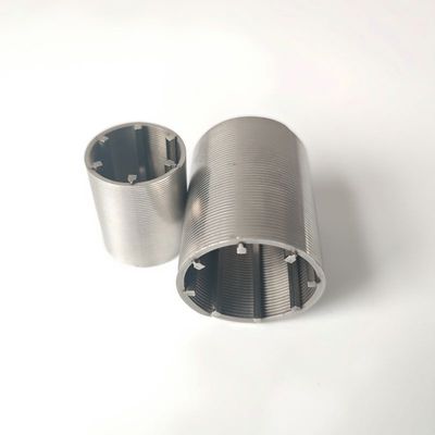 SS304 316 웰 드릴링용 웨지 와이어 스크린 맞춤형 크기