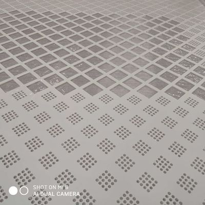 장식용 구멍이 뚫린 금속물망판 1m x 2m 가구용