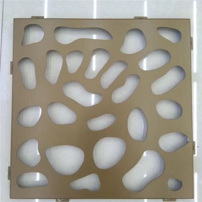 실내 장식을 위한 PVC 코팅 알루미늄 천공 금속 시트