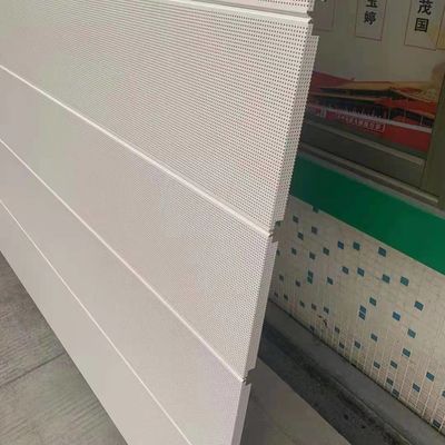 커튼 벽용 검은 알루미늄 구멍 금속판 1.8mm