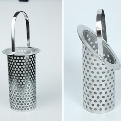 30mm~600mm의 손잡이가 있는 스테인레스 스틸 구멍 필터 튜브
