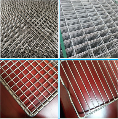 아연 도금 용접 와이어 메쉬 패널 2mm 와이어 25x25mm 구멍