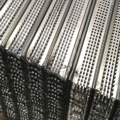 진열 된 철 Hi Rib 금속 톱니 450mm x 2200mm 영구 폼
