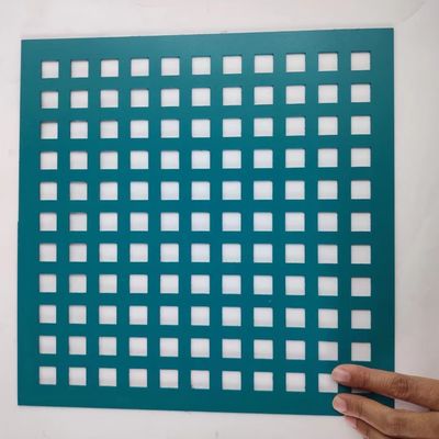 알루미늄 진열 2mm 정사공 perforated 금속 장 4x8 피트