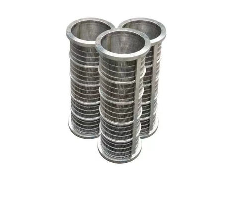 0.25mm 윙 와이어 스크린 석유를 위한 시트 실린더