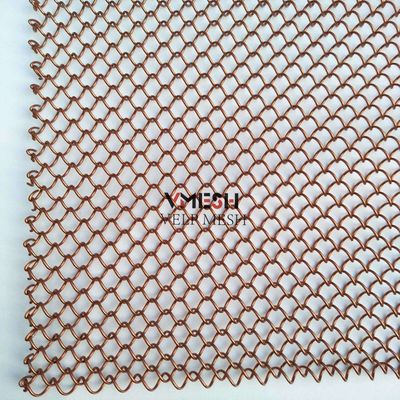 홈 장식용 알루미늄 코일 휘장 짠 와이어 메쉬 금속 커튼
